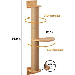 Cat Scratching Post, Durable Cat Toy, Wall-Mounted Cat Climbing Frame, Cat Stairs, Cat Jumping Platform, Wall-Mounted Cat Tower, Hot Sale