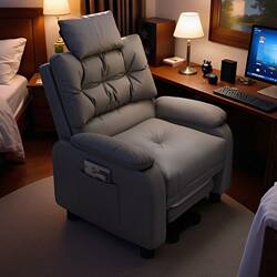 Sofa Chair, Computer Chair, Comfortable for Long Sitting, Home Lazy Chair, Reclining Chair for Bedroom, Internet Cafe, Single Lazy Sofa, Gaming Chair