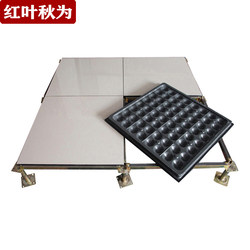 Red Leaf Autumn Anti-Static Flooring Ceramic Surface Per Square Meter