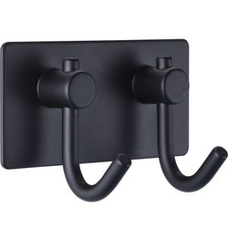 Kitchen hook 304 stainless steel tile wall hanging row E hook load-bearing strong adhesive no punching hook sticky hook