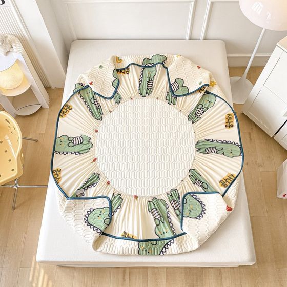 
Maternal and infant grade A latex cool mat bed cover cool silk cool mat air conditioning mat three-piece set household ice silk mat