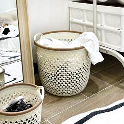 Dirty Laundry Basket for Home Use, Japanese-Style Ins-Style Dormitory Bedroom Large Laundry Basket for Storing Dirty Clothes