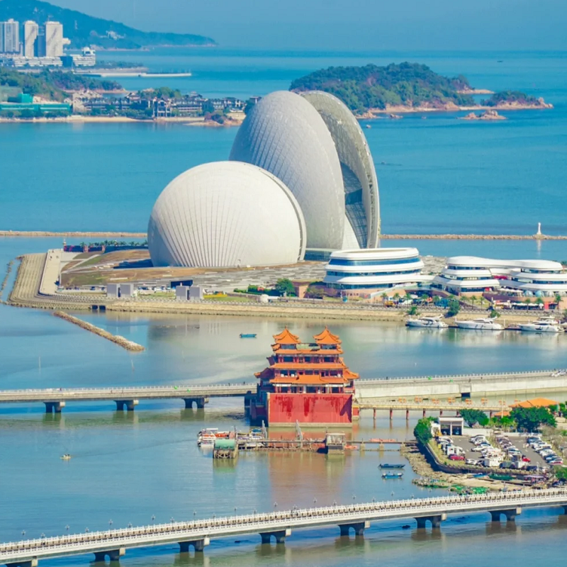 广东珠海一日游纯玩跟团 日月贝/港珠澳大桥/圆明新园/景山公园