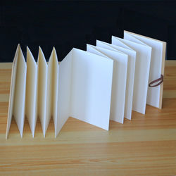 Accordion-Style Notebook, Drawing Book, Foldable, Easy to Store, Can Be Spread Flat, DIY Travel Stamp Collection, Blank Photo Album
