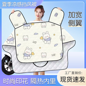 Electric car summer windproof sunscreen, waterproof sunscreen, thin motorcycle battery car windproof rainproof vehicle cover