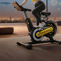 German Spinning Bike for Home Use, Silent Indoor Exercise Bike, Gym-Specific Aerobic Weight Loss Fitness Equipment
