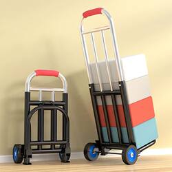 Folding Handcart for Home Use, Shopping, Grocery Shopping, Portable Luggage Trolley, Small Pull Cart
