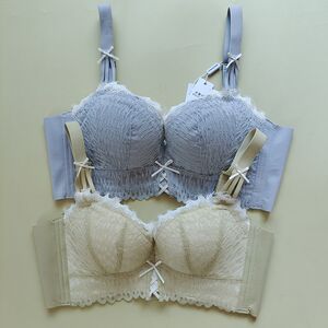 
Ballet Ma medium-thick B cup without steel rings, small breasts gathered bra lace girl bra with pair of breasts and lingerie for women