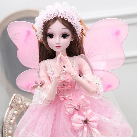 
60cm blinking H-eyes Yangba doll play doll princess girl toy gift box back to school gift doll