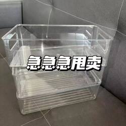 Student Dormitory Dormitory Organization Cosmetics Snacks Table Clutter Desktop Storage Box Without Lid Transparent Storage Rack
