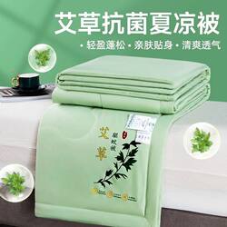 Mugwort Mosquito Repellent Summer Quilt, Cool Quilt, Air Conditioning Quilt, Thin Summer Quilt, Single/Double Dormitory, Washable, Machine Washable, Summer Use