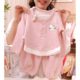 Lazy style girl cartoon autumn outfit fashionable children's casual style two-piece set 2024 autumn new Korean version