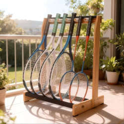 Tennis Racket Storage Rack, Racket Rack, Racket Display Rack, Tennis Racket Rack, Display Rack, Badminton Rack, Racket