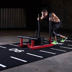 Sled Gym-Specific Track and Field Strength and Physical Training Equipment Resistance Harness Cart Sports Weight-Bearing Gear