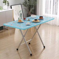 Folding Table Rectangular Small Table Dormitory Dining Table Portable Stall Storage Square Table Simple Rental Home Dining Table