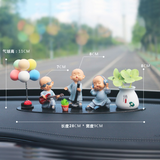 Creative car decoration band small monk car decoration supplies medium console interior car interior jewelry car aromatherapy men and women