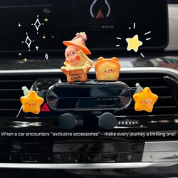 Star Man Car Phone Holder Air Vent Clip Cute Design for Men and Women Navigation Use 2025 New Model