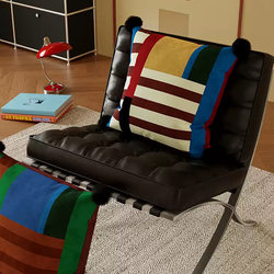 Memphis Nordic Style Sofa Cushion Simple Lines Retro Home Pillow Office Car Backrest Cushion Lumbar Pillow