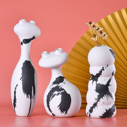 European style vase ceramic literary style simple creative porcelain vase living room table decoration ornaments flower vase vase