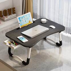 Computer Desk for College Students, Foldable Small Table for Dormitory Bed, Student Desk, Children's Bedroom Study Table
