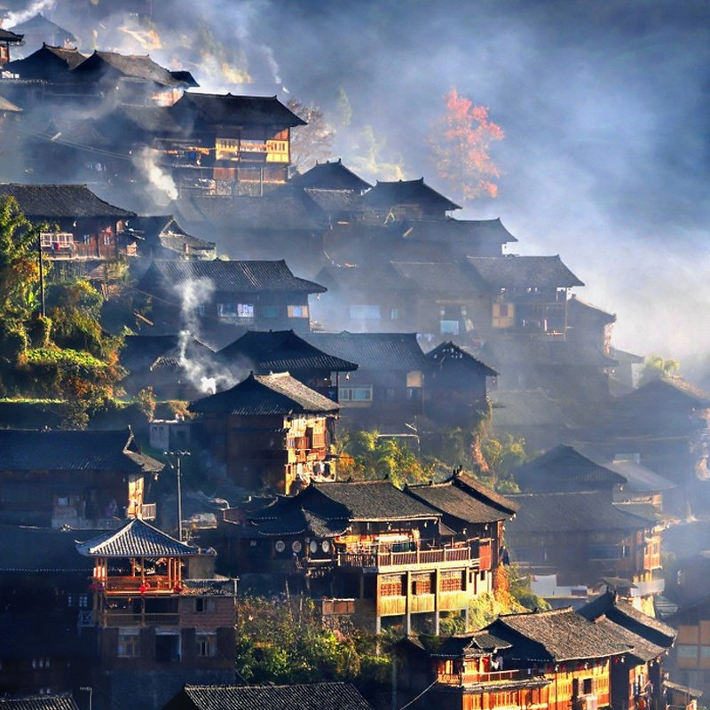 【保证住苗寨】贵州旅游贵州5天4晚跟团游黄果树小七孔西江头等舱