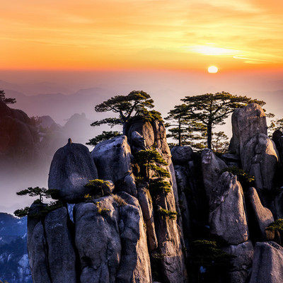 【含往返高铁票】黄山旅游5天4晚跟团游西递宏村婺源篁岭九华山