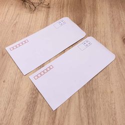 Free shipping, standard Chinese envelope paper bag, saliva glue self-adhesive seal, custom printed LOGO can be customized with drawings and samples