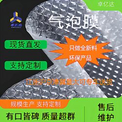 Air Cushion Film Shockproof Bubble Paper Large Roll Wholesale for Porcelain and Glass Packaging Bubble Film Pe New Material