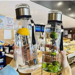 Heat-Resistant Glass Cup, Large Capacity, Portable Tea-Water Separation Cup, Thickened, High-Temperature Resistant Tea Brewing Cup