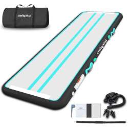 Inflatable Taekwondo Tumbling Air Mat Gymnastics Yoga Thickened Safety Protection Martial Arts Fitness Inflatable Yoga Mat