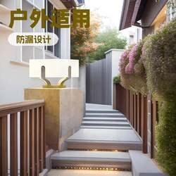 Solar column lamp simple modern wall LED garden courtyard lamp outdoor waterproof villa gate pillar lamp