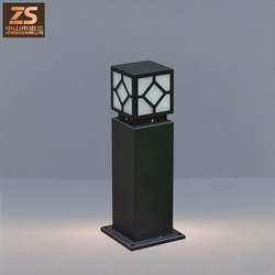 Simple modern solar lawn lamp outdoor waterproof villa garden landscape light community park led grass lamp