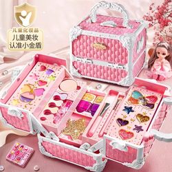 Children's Cosmetics Makeup Set Genuine Full Set Princess Girl Kids Birthday Gift Kidsren's Makeup Box