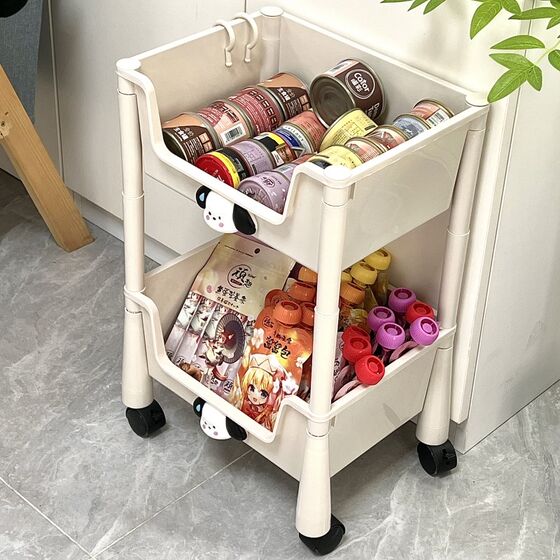 
Cat snack storage dog food storage rack pet toy supplies household finishing box puppy canned storage rack