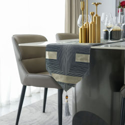 High-precision table flag, light luxury, high-end modern simple table decoration cloth, long strip of high-end coffee table cover