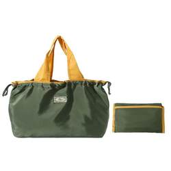 Eco-Friendly Shopping Bag, Foldable and Portable, Large Supermarket Grocery Bag, Japanese Fashion Tote Bag, Nylon Drawstring Bag, Waterproof