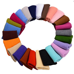 
Long-end trouser legs down jacket cuffs with elastic threads thickened clothes trouser legs cotton ribbed auxiliary materials