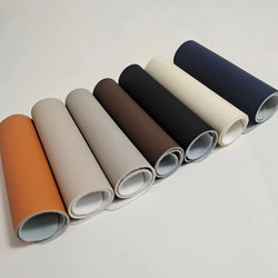 Thickened environmentally friendly plant cow fiber leather fabric sofa background soft package decorative seat waterproof and anti-fouling artificial leather
