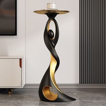 Creative art large floor-standing ornaments light luxury living room TV cabinet G sofa next to the entrance hall high-end home decoration