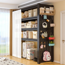 Storage Racks, Warehouse Shelves, Multi-Layer Kitchen Shelves, Storage Racks Above Suitcases, Household Balcony Storage Racks