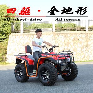 游乐景区双人全地形四轮沙滩车z汽油四驱自动挡雪地车越野摩托车
