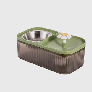 Xiaohua automatic double bowl of water dispenser drinking heater electric high -value cat food utensil water tool waterfall intelligent feeding equipment