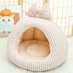Dog House, Warm in Winter, Enclosed Puppy Yurt, Pet Mat, Suitable for All Seasons, Thickened, Safe Cat Nest