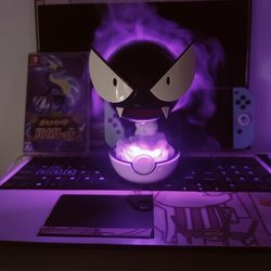 Pokémon Gengar Humidifier Home Air Hydration Moisturizing Spray Desktop Bedroom Silent Aromatherapy Machine Ornament