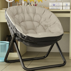 Lazy Sofa Chair with Foldable Backrest, Recliner, Student Dormitory Computer Chair, Home Bedroom Single Comfortable Chair