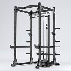 Frame-Style Squat Rack, Multi-Functional Professional Gantry Rack, Fitness Home-Use Free Bench Press Rack, Commercial Weightlifting Bench, Barbell Rack
