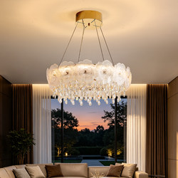 Ideal Lighting Living Room Main Light 2026 New French Style Crystal Chandelier High-End Luxury Hall Dining Room Bedroom Light