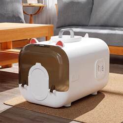 Cat Travel Carrier, Portable Cat Carrier, Dog Transport Box, Car-Mounted Dog Cage, Pet Space Capsule for Winter