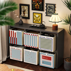 Memphis Kalek Storage Basket Foldable Toy Clothing Snack Grid Cabinet Organizer Storage Box