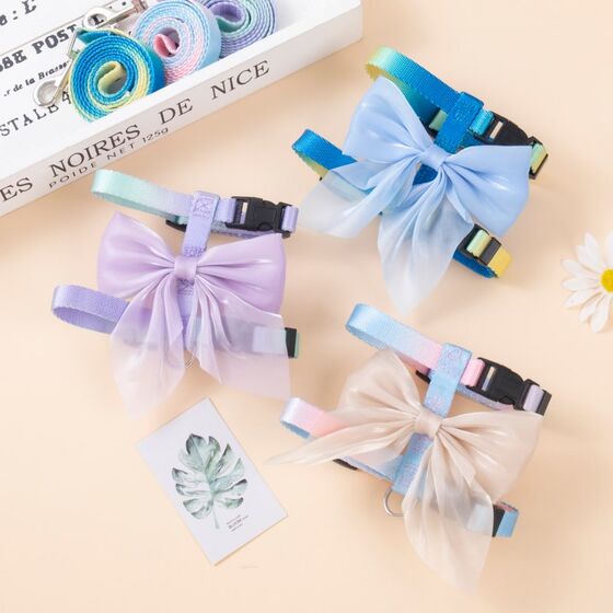 Cat slippery cat rope style defense to break free traction rope to go out for dedicated princess windy dog ​​adjustable pet supplies
